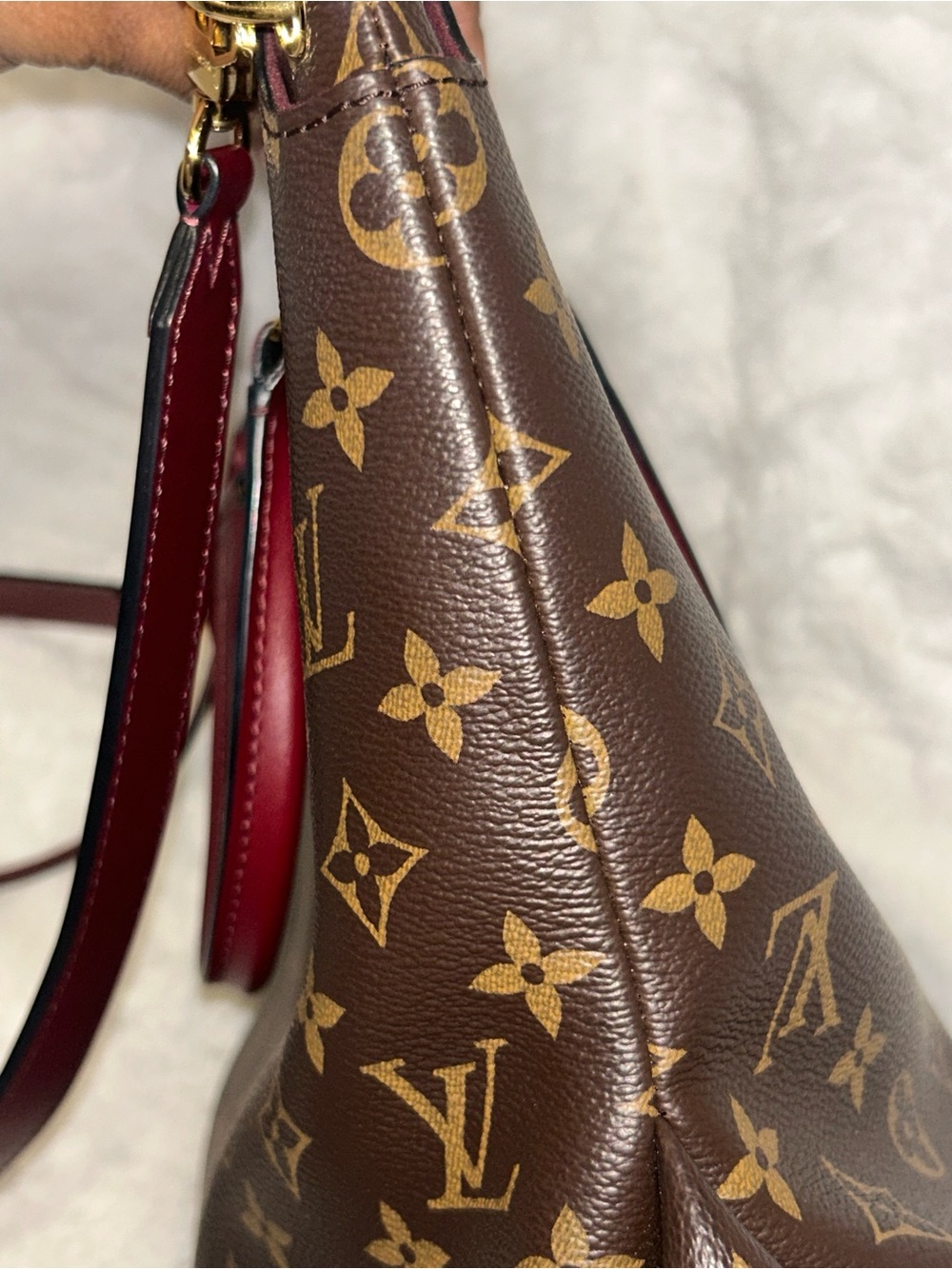 Louis Vuitton Monogram Canvas Flower Tote MM Bordeaux - Picture 16 of 16